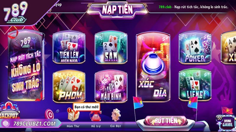 Game bài 789CLUB - Sảnh cược sáng giá 